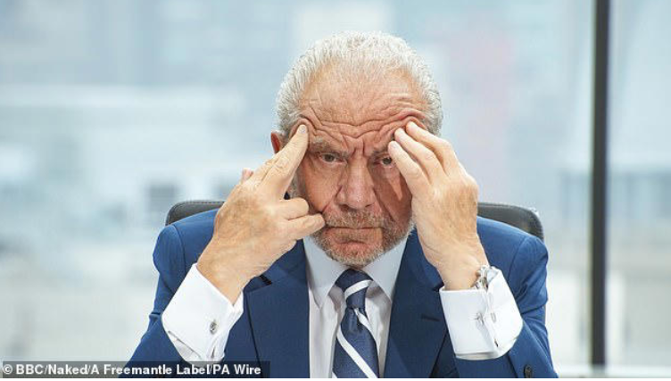Lord Alan Sugar fumes at American Express as the billionaire is refused a credit limit increase
