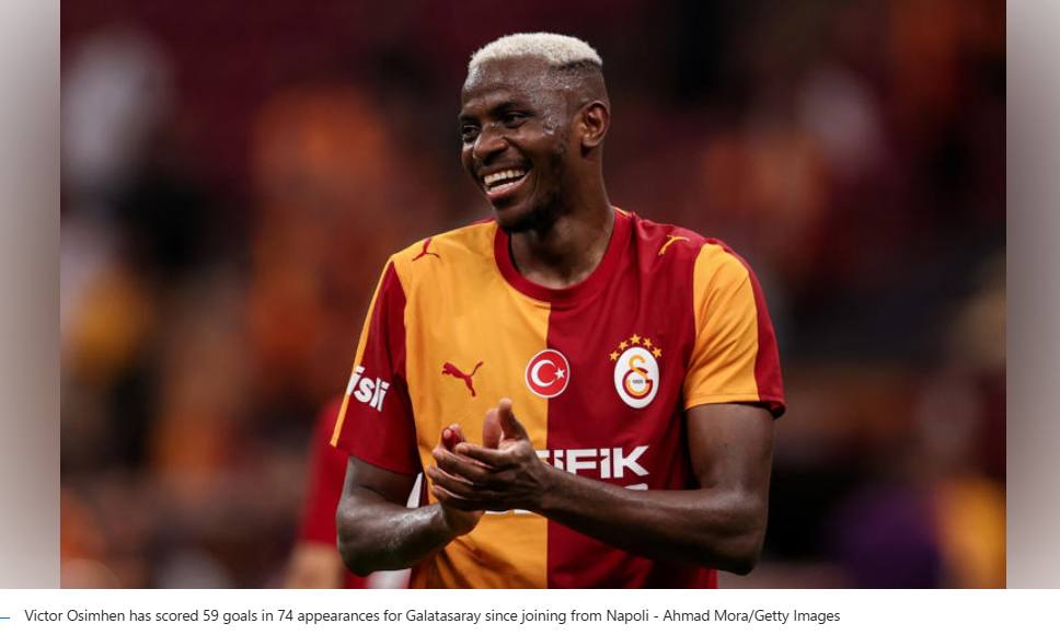 Arsenal and Galatasaray hold talks over Victor Osimhen