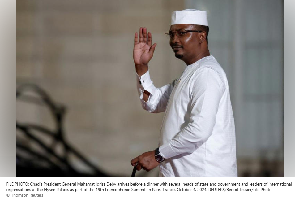 Chad’s president pardons main rival and opposition leader in jail