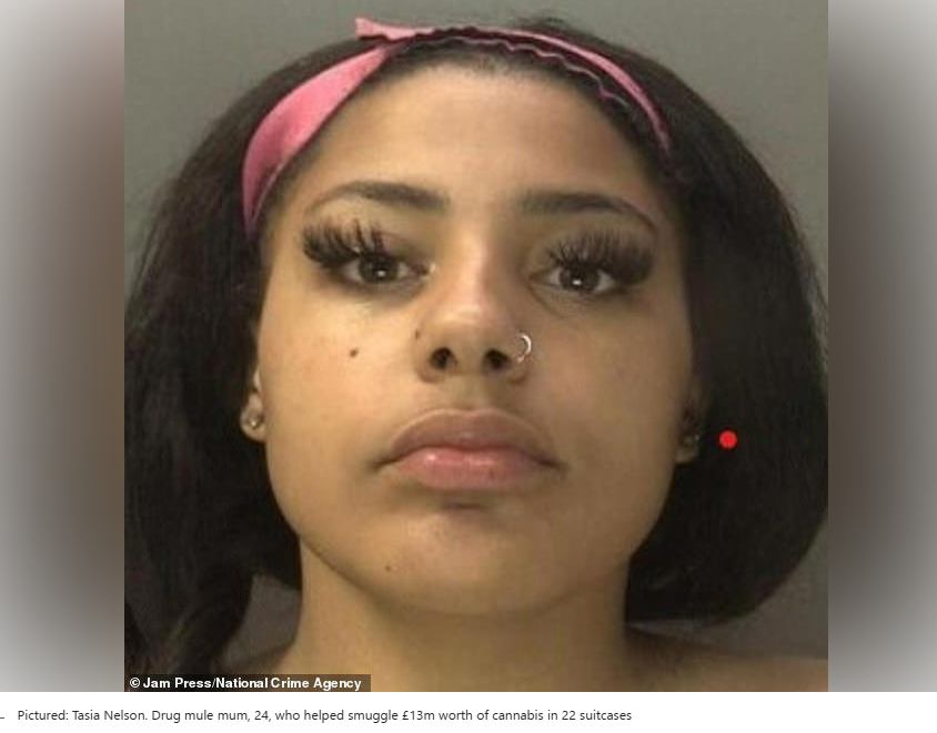 Mother in drug mule gang is facing jail for helping smuggle £13m worth of cannabis into Britain