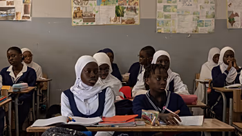 Off the coast of Senegal’s capital Dakar, Goree Island is home to the country’s first elite boarding school for girls.