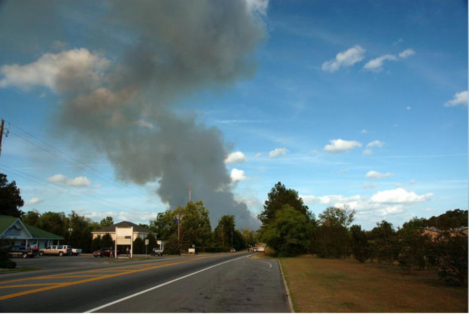 Woman records fire ‘in the distance’ but breaks down in tears when she gets closer