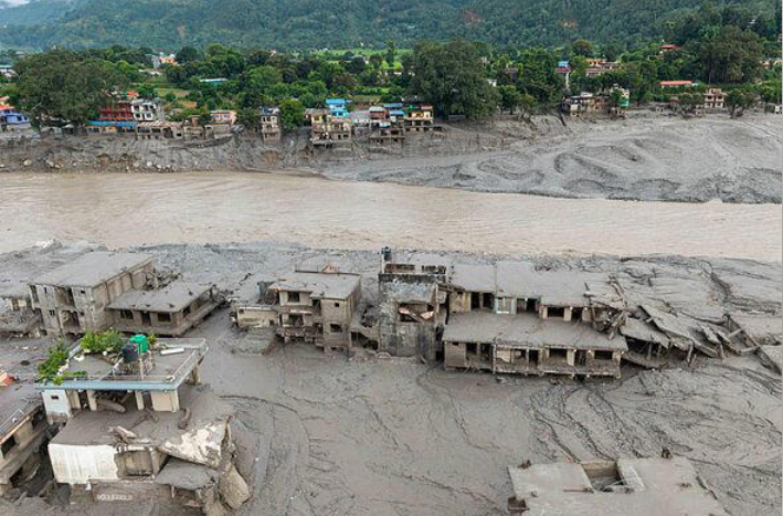 Nepal flash floods: Terrifying moment village hit by ‘tsunami’ and locals run for lives