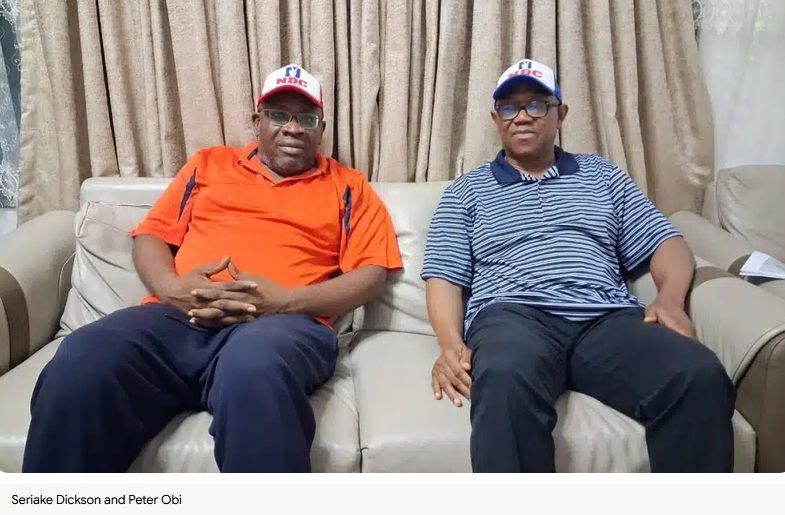 NDC: Fresh Tension Arises Between Peter Obi, Dickson Camps