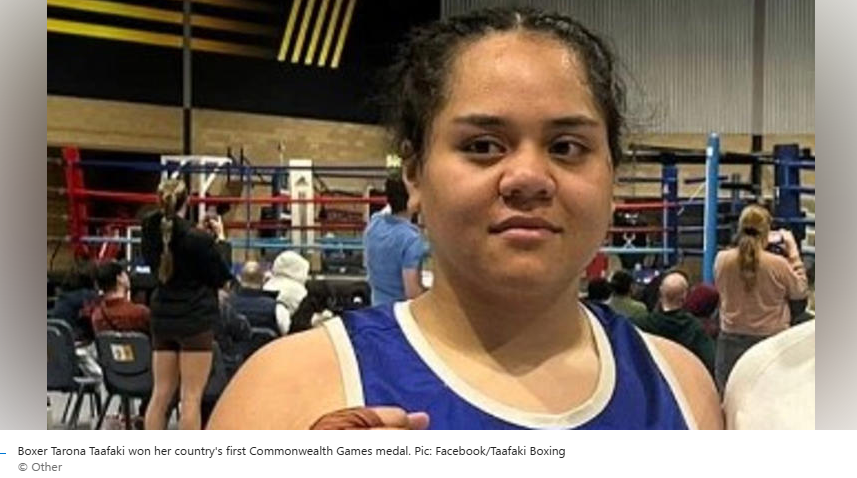 Boxer lands country’s first Commonwealth Games medal without winning a fight