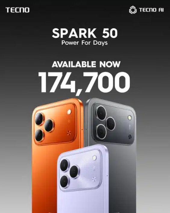 TECNO Officially Launches The SPARK 50 With Massive 6700mAh Battery And 120Hz Display