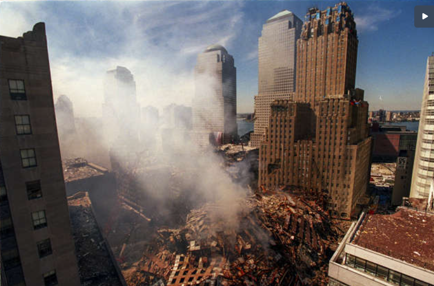 Unseen photos reveal the devastating aftermath just days after 9/11